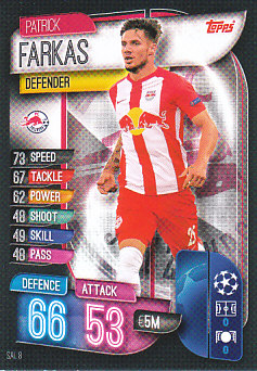 Patrick Farkas Red Bull Salzburg 2019/20 Topps Match Attax CL #SAL8